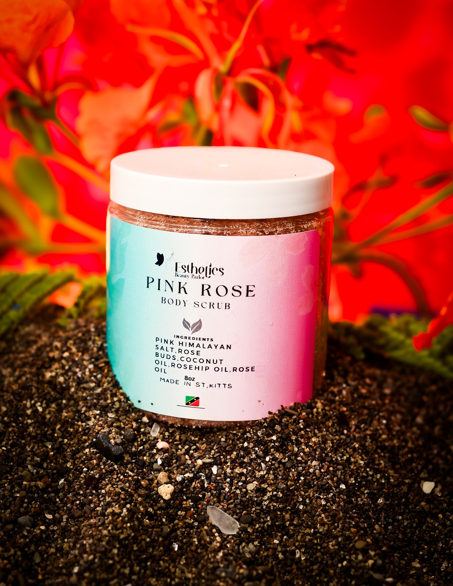 Pink Rose Body Scrub